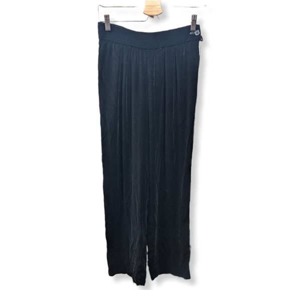 Portara NWT Silk Blend Velvet Wide Leg Pants Sz 6 - Picture 1 of 6